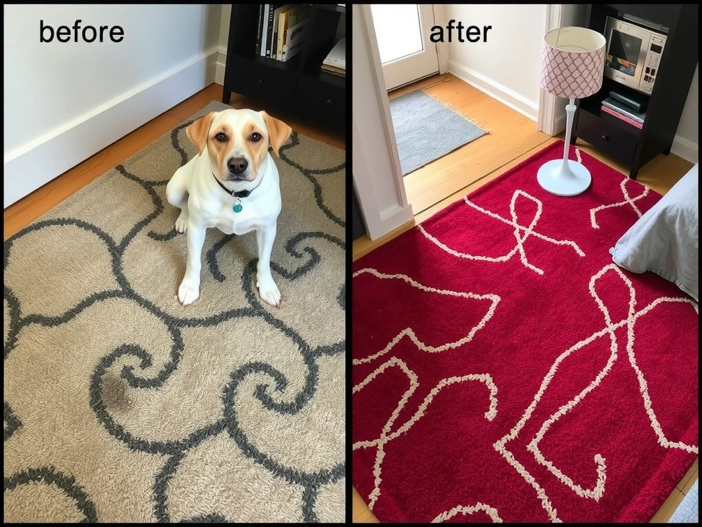 Wool rug restoration