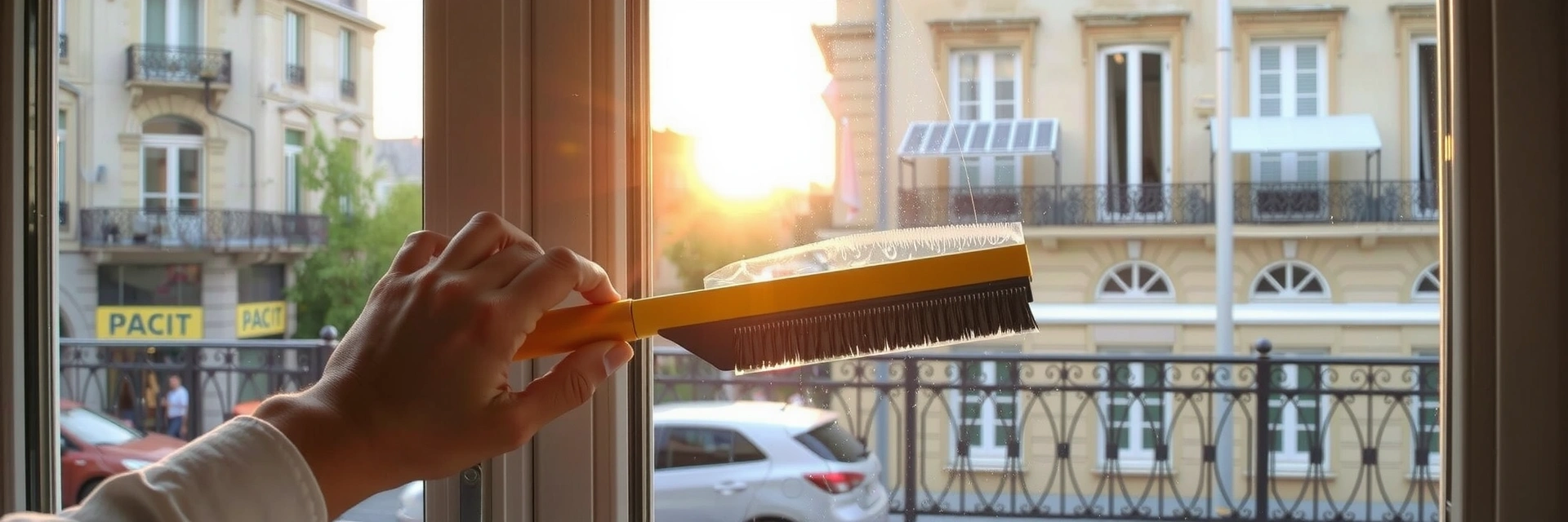 Final streak-free window technique